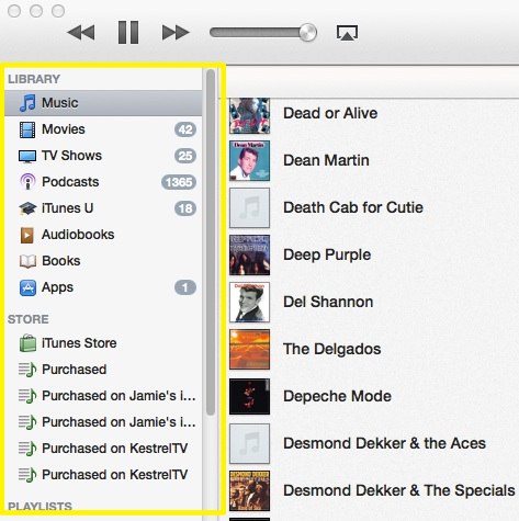 The Many Modes of iTunes – The MacMAD Apple User Group