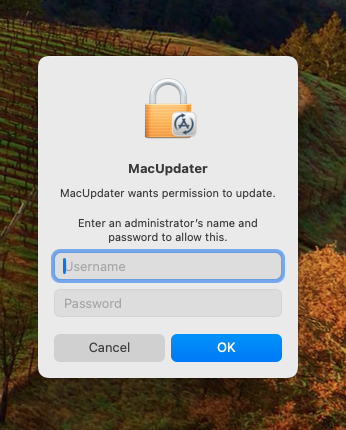 The MacOS System Permission Dialog